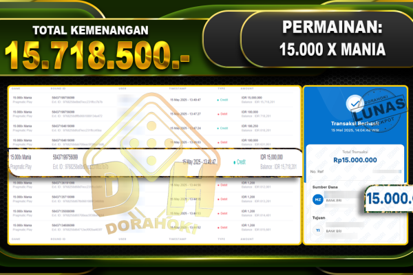 15.000 X MANIA