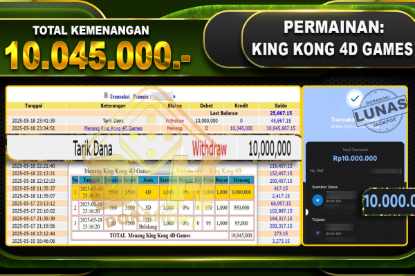 KING KONG 4D GAMES