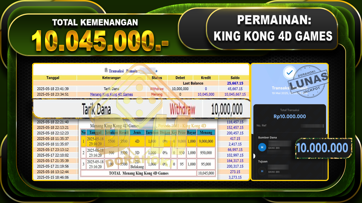 KING KONG 4D GAMES