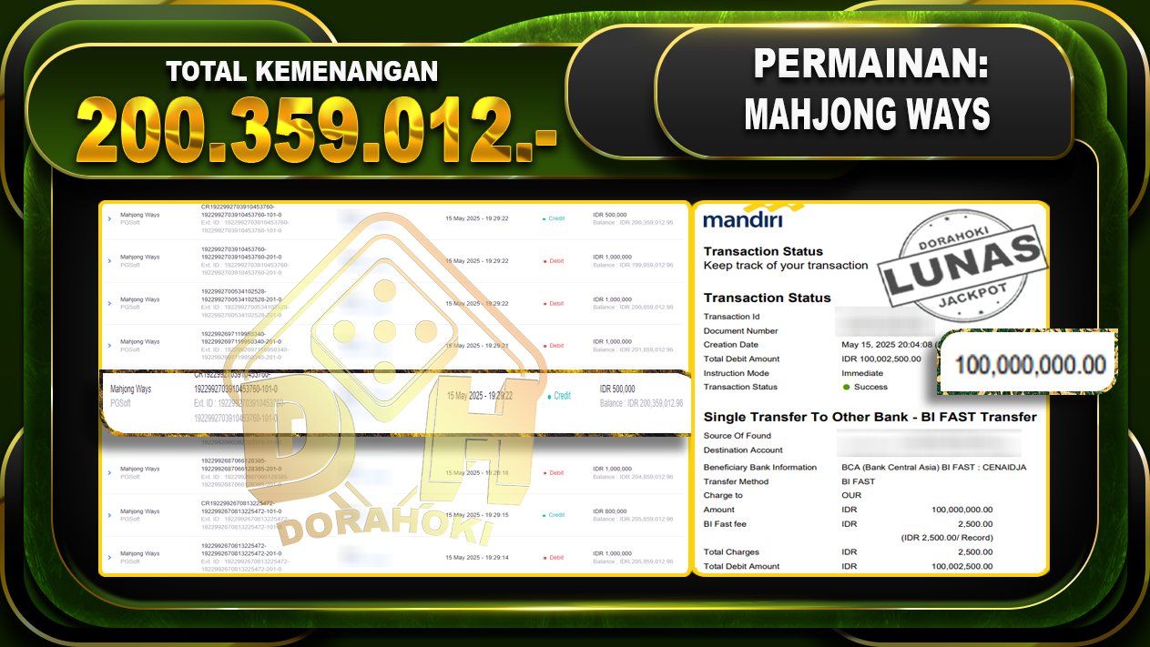 MAHJONG WAYS