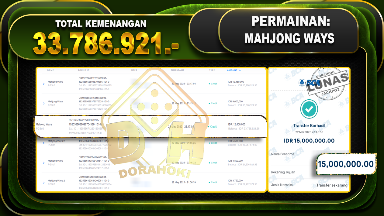 MAHJONG WAYS