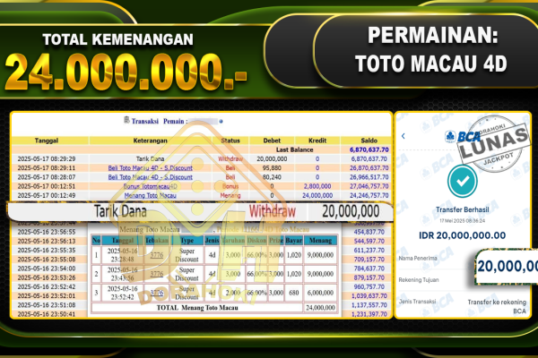 TOTO MACAU 4D