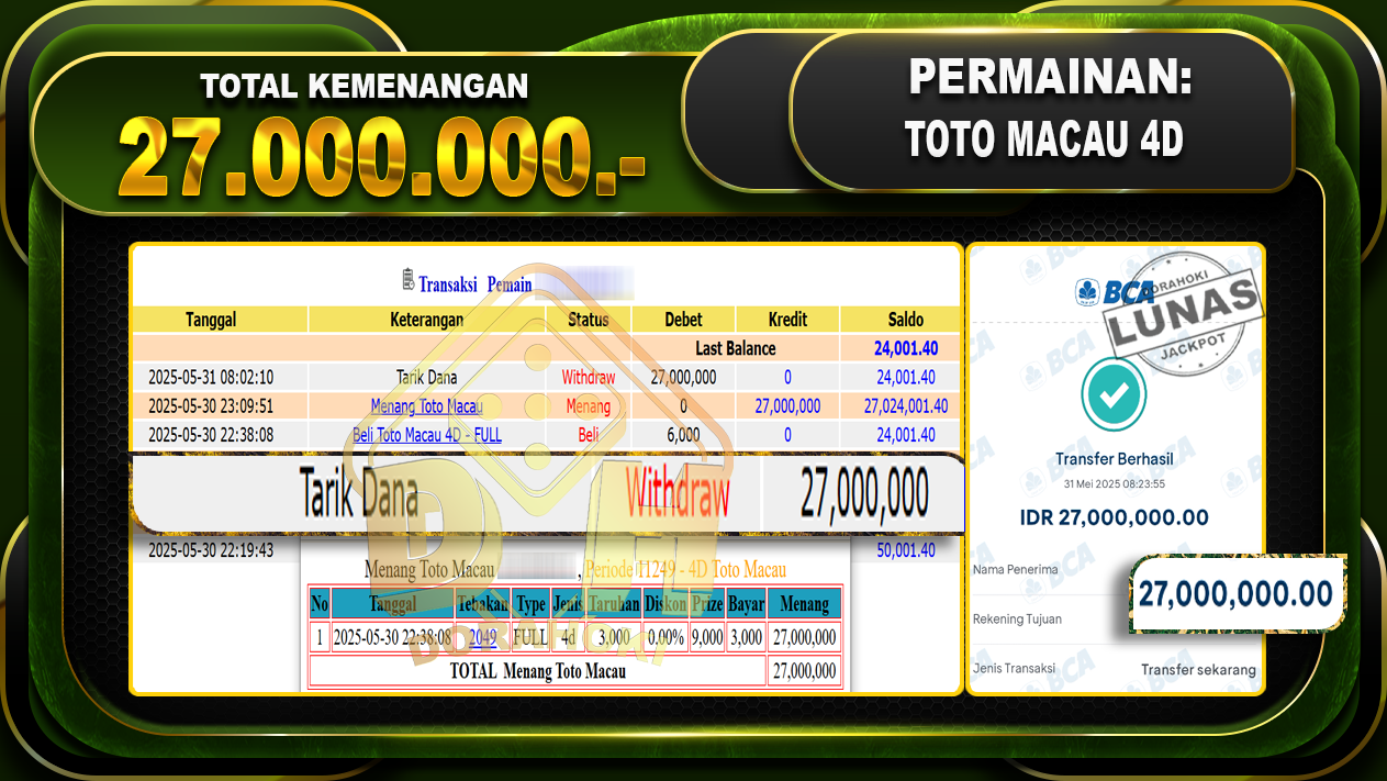 TOTO MACAU 4D