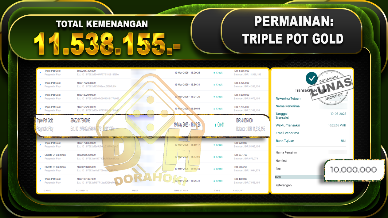 TRIPLE POT GOLD