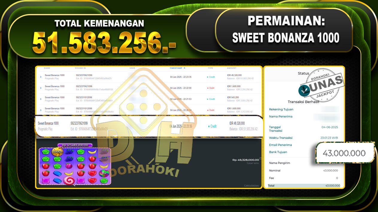 SWEET BONANZA 1000