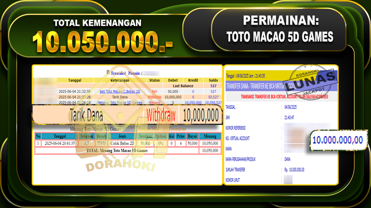 TOTO MACAO 5D GAMES