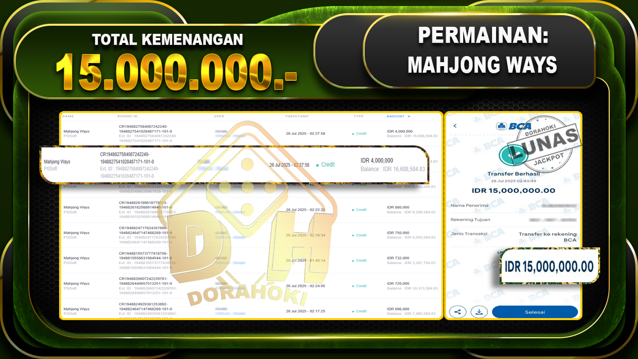 MAHJONG WAYS