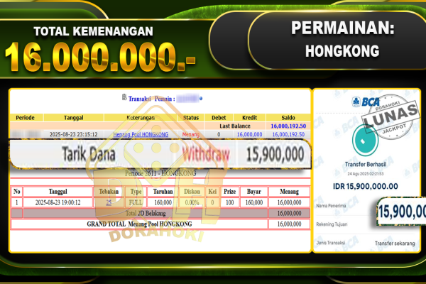 HONGKONG 16,000,000