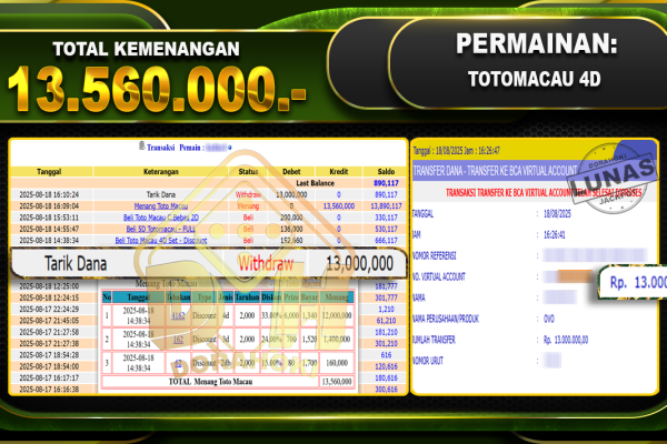 TOTOMACAU-4D
